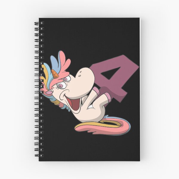 Item preview, Children's 4th birthday present with cute unicorn designed and sold by Monkey Ful.