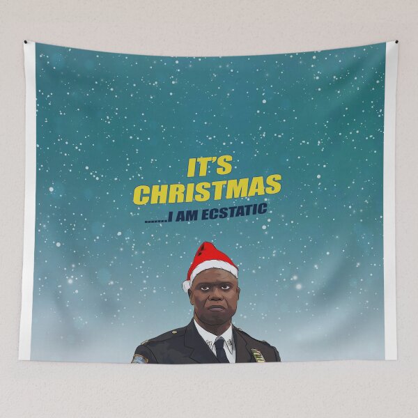 Item preview, Brooklyn Captain Holt - 99th Precinct - I Am Ecstatic Christmas designed and sold by Orsum-art.