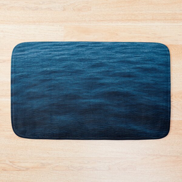 Item preview, DEEP BLUE OCEAN BATHMAT DESIGN designed and sold by Zee4you.
