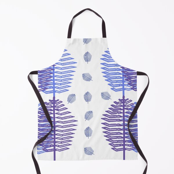 Item preview, Ultravioletbluesleafpattern designed and sold by simplymslori.