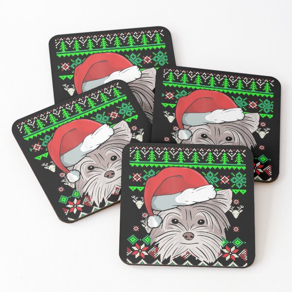 Item preview, Animal Dog Ugly Christmas Yorkshire Terrier designed and sold by BrockSly.