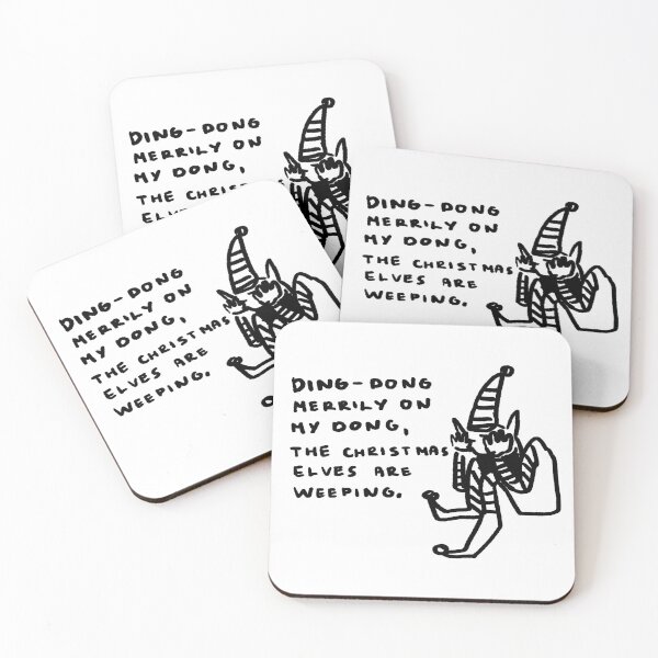 Item preview, Ding-Dong Merrily on My Dong, the Christmas Elves Are Weeping designed and sold by 4naans.