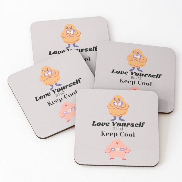Item preview, love yourself and keep cool designed and sold by lumilum.