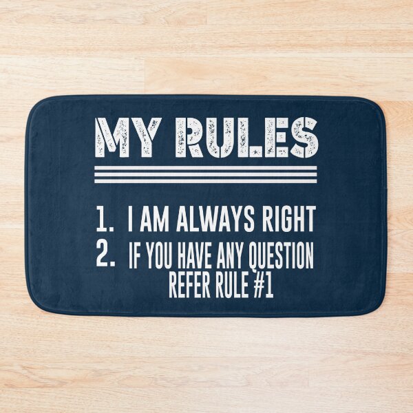 Item preview, My rules funny  designed and sold by SidTastic .