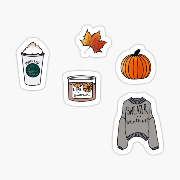 fall pack Sticker