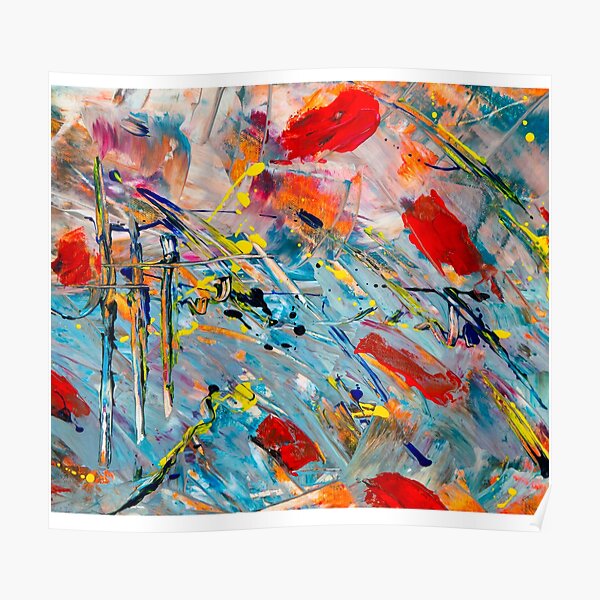 colorful paint Poster