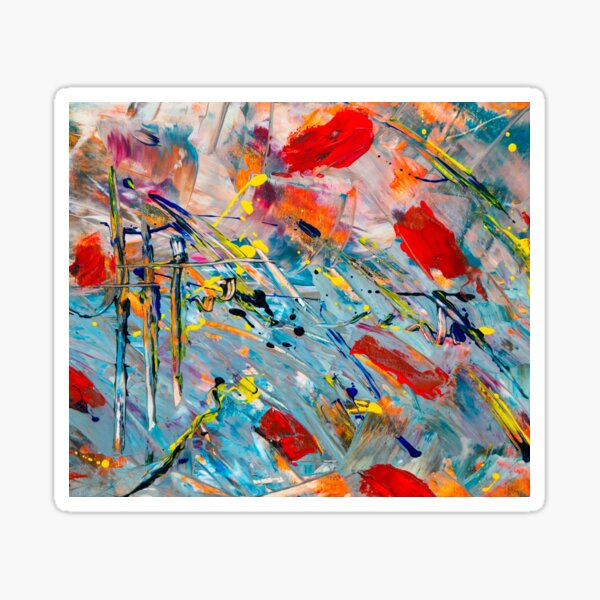 colorful paint Sticker