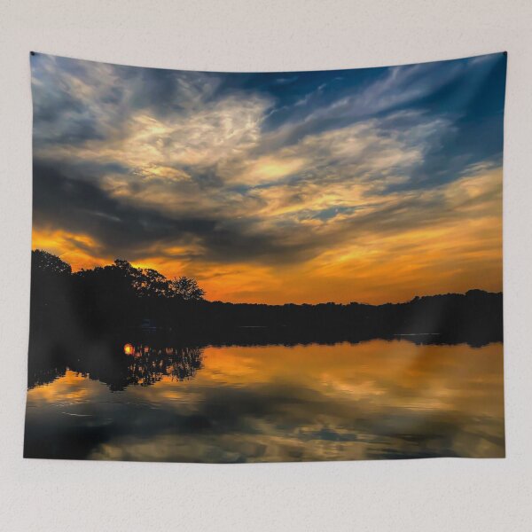 Item preview, Sunset Reflections on the Lake designed and sold by Zurickdesigns.