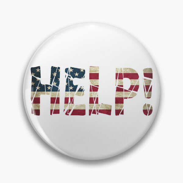 Item preview, American Flag HELP! designed and sold by Venture-Graphix.