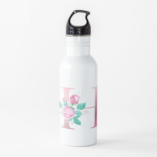 Rose gold letter H Water Bottle