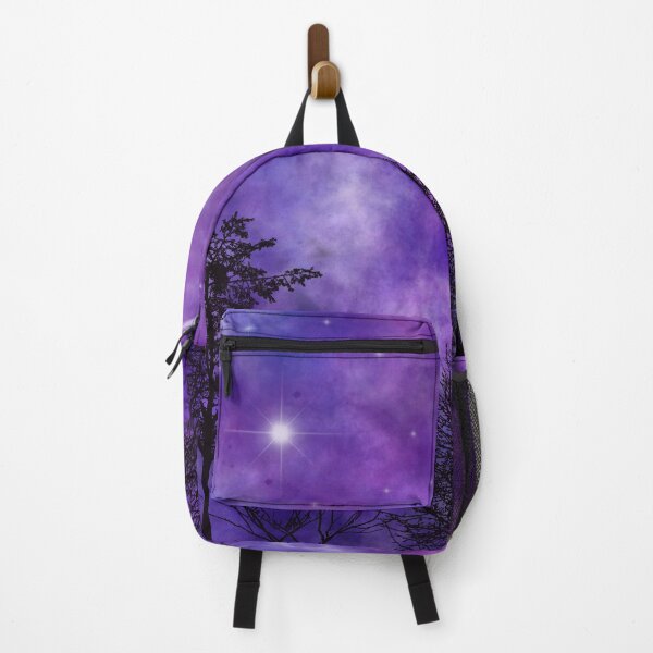 Item preview, Universe Fullmoon purple night sky designed and sold by LindicaArt.