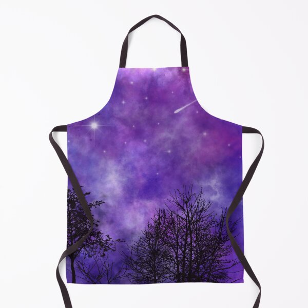 Item preview, Universe Fullmoon purple night sky designed and sold by LindicaArt.