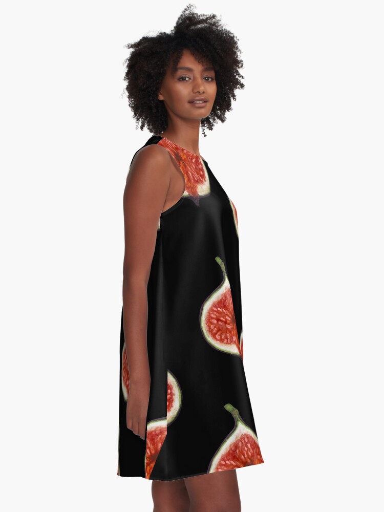 Alternate view of Pomegranate Pattern A-Line Dress