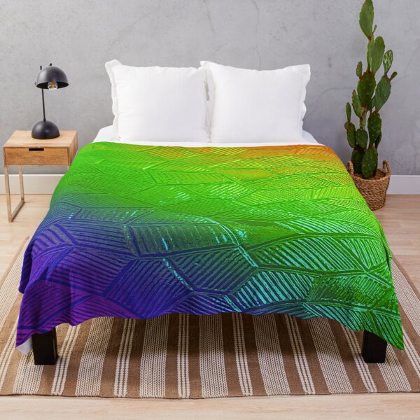Item preview, Leafy tile blurred glass pattern designed and sold by Delicarte.