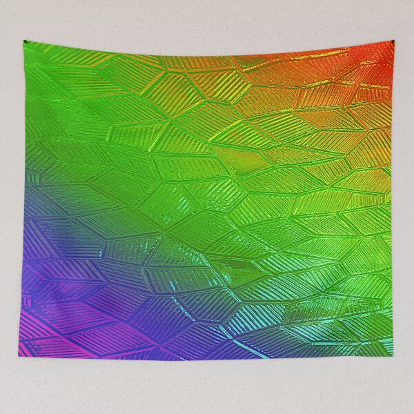 Item preview, Leafy tile blurred glass pattern designed and sold by Delicarte.