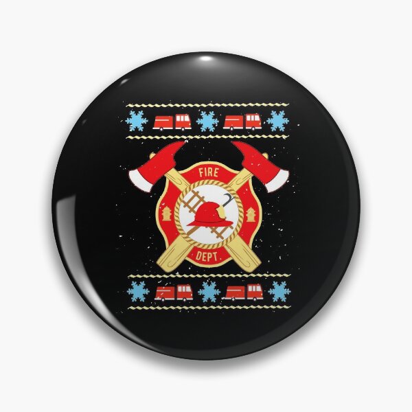 Item preview, Ugly Christmas Christmas at the fire department - Merry Christmas! designed and sold by titanosdesign.