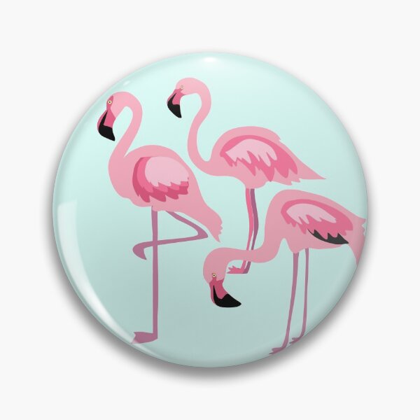 Item preview, Pink flamingo trio designed and sold by orangerinka.