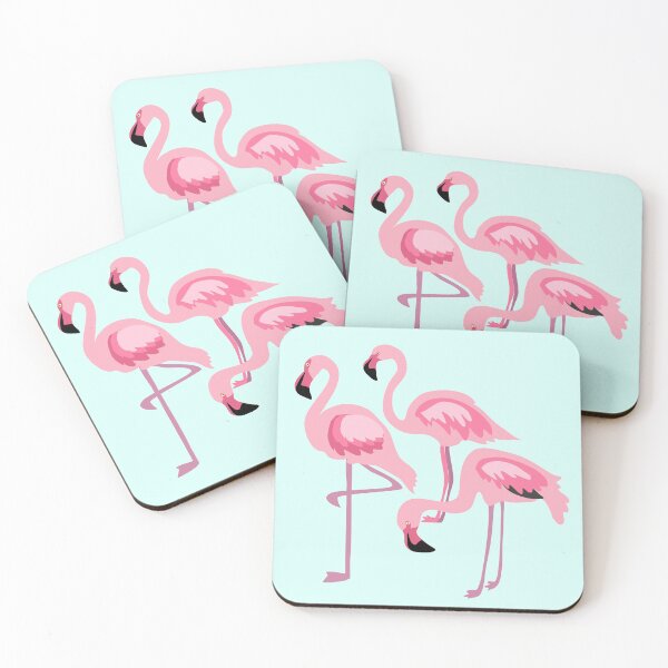 Item preview, Pink flamingo trio designed and sold by orangerinka.
