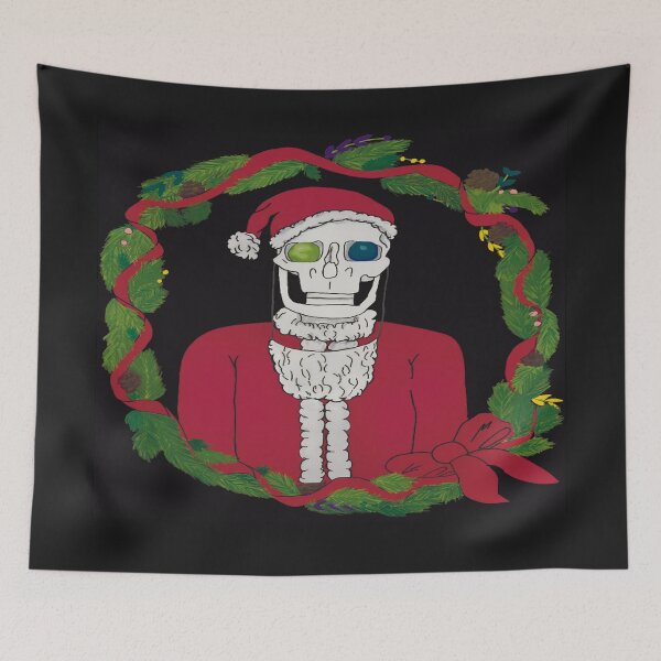 Item preview, Skeleton Santa  designed and sold by Amanda Baez.