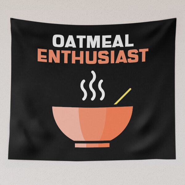 Item preview, Oatmeal Enthusiast Orange – Vegan Healthy Breakfast Fit Muesli Bowl  designed and sold by The Green Corner.