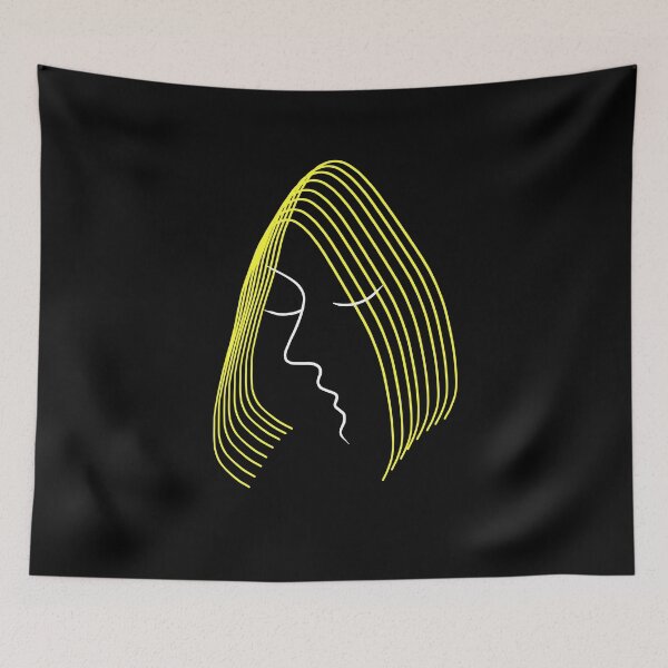 Item preview, Yellow Hair Line Art designed and sold by artago.