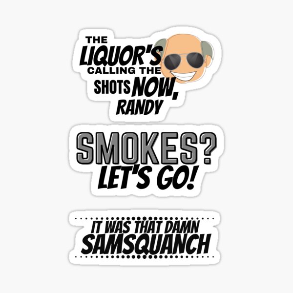 Trailer Park Sticker Three Pack number 2 Sticker