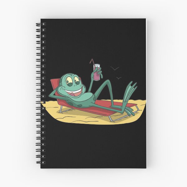 Item preview, Funny frog lying on the beach with cocktail designed and sold by Monkey Ful.