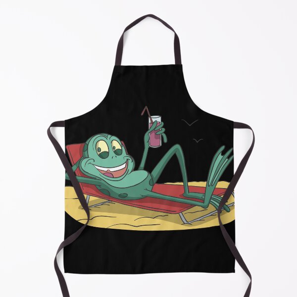 Item preview, Funny frog lying on the beach with cocktail designed and sold by Monkey Ful.