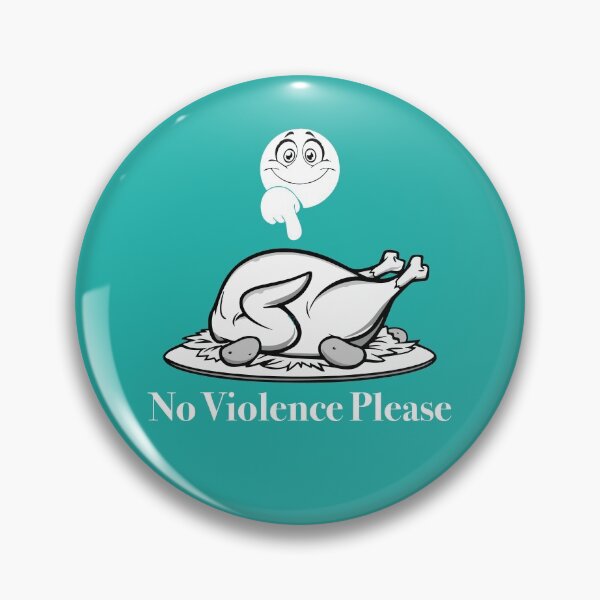 Item preview, No Violence Please, Funny thanksgiving Christmas Cooked Roast Turkey designed and sold by Jake  Knifer.