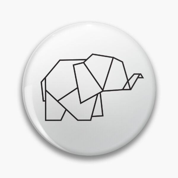 Item preview, Geometric Elephant designed and sold by HappyTee-NL.