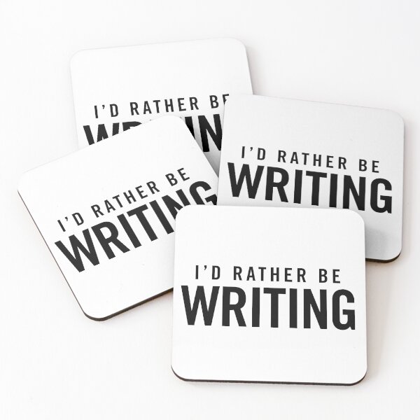Item preview, I'd Rather Be Writing designed and sold by scriptblast.