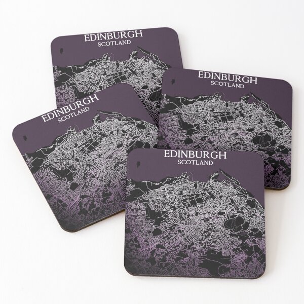 Item preview, Streets Of Scotland - Edinburgh (Colour - Purple) designed and sold by TSGart.