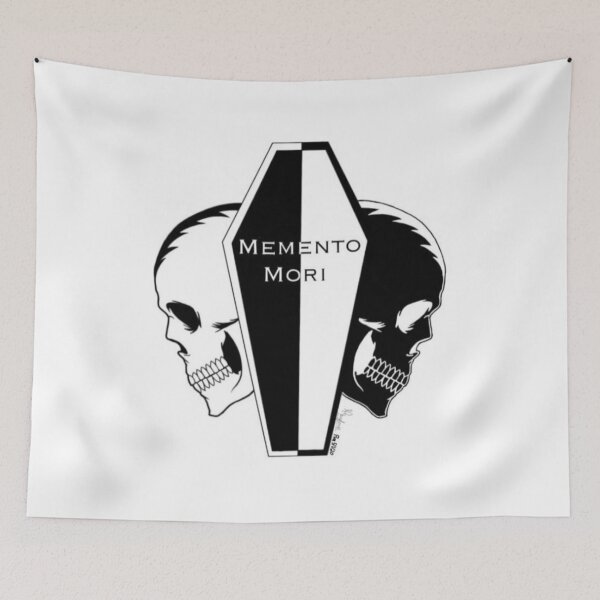 Item preview, Unus annus black and white momento mori  designed and sold by Rishabhthinks.