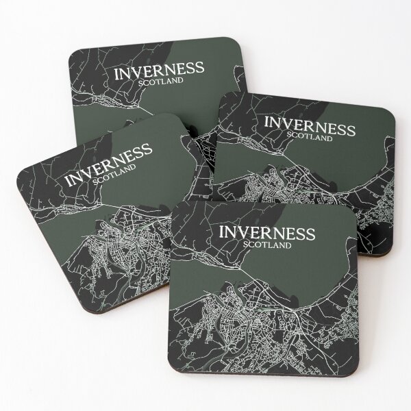 Item preview, Streets Of Scotland - Inverness (Colour - Green) designed and sold by TSGart.