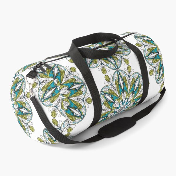 Item preview, Yellow and blue flower mandala, Mandala Beach Club, Mandala green tone designed and sold by Bashar-Design.