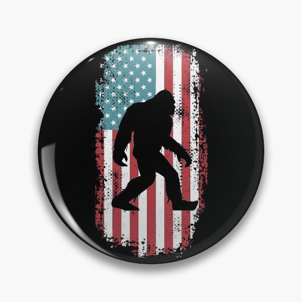 Item preview, Bigfoot Sasquatch Patriotic American Flag  designed and sold by Vanover Designs.