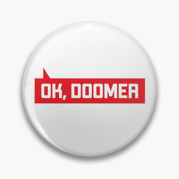 Item preview, Ok, Doomer Funny Meme Speech Bubble designed and sold by DoomSalad.