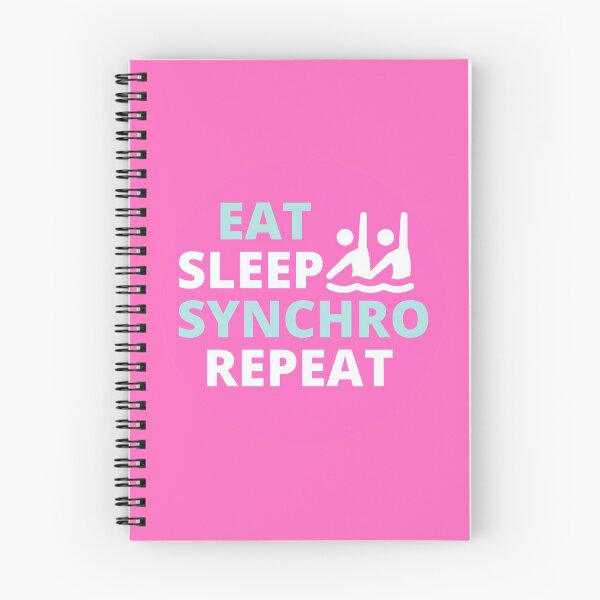 Item preview, Eat, Sleep, Synchro, Repeat |  Funny Synchronized Swimming  designed and sold by LoveSynchro.
