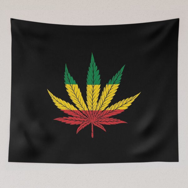 Item preview, Rasta Weed Cannabis Marijuana Leaf Reggae Music designed and sold by RastaReggaeLove.