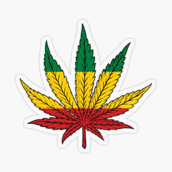 Premium Vector  Flag of ethiopia in marijuana leaf shape the