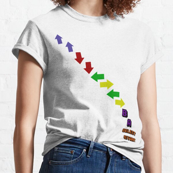Konami Code T-shirt classique
