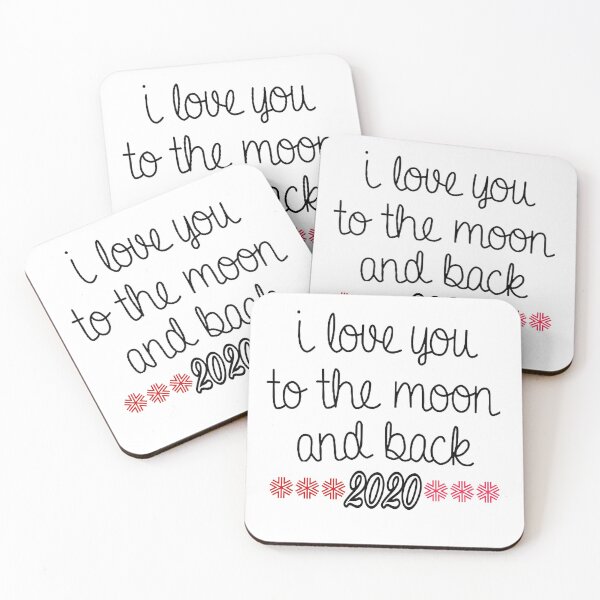 Item preview, I love you to the moon and back, black and hurt,  designed and sold by Matrixstore.