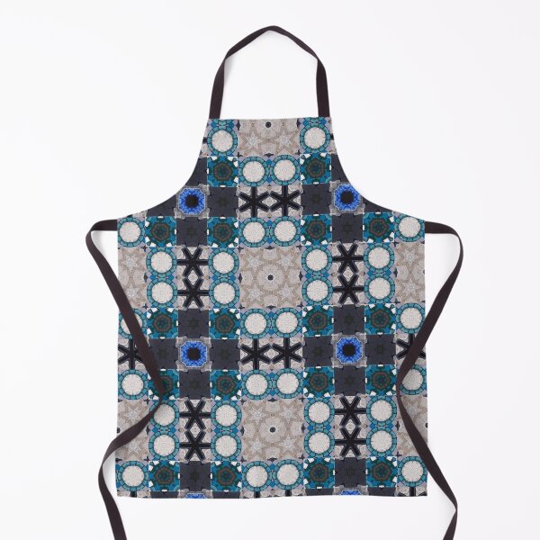 Item preview, Set in Stone Checked Mosaic Artwork Artist Jenny Meehan designed and sold by Jenny Meehan Art Prints and Patterns .