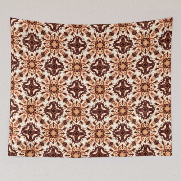 Item preview, Colorama fire pattern red orange brown designed and sold by Joie-et-Poesie.