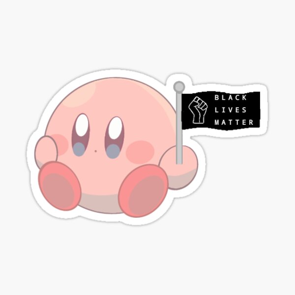 Kirby BLM Flag <3 Sticker