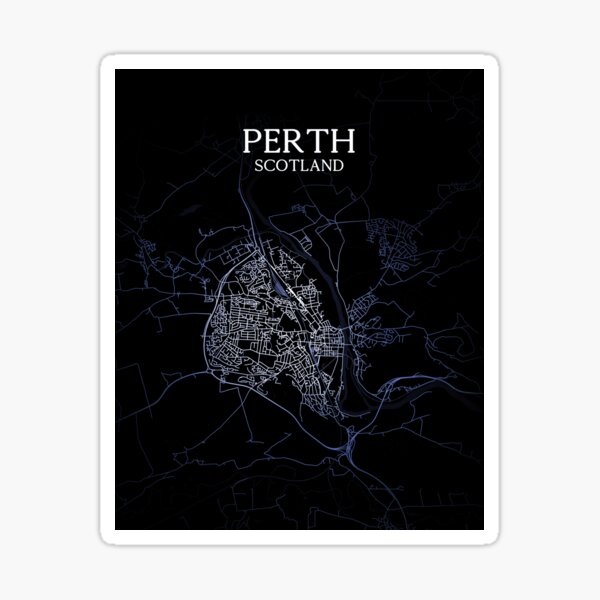 Item preview, Streets Of Scotland - Perth (Colour - Blue) designed and sold by TSGart.