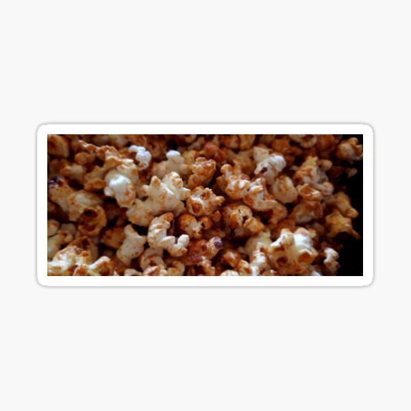 Caramel Pop Corn Sticker