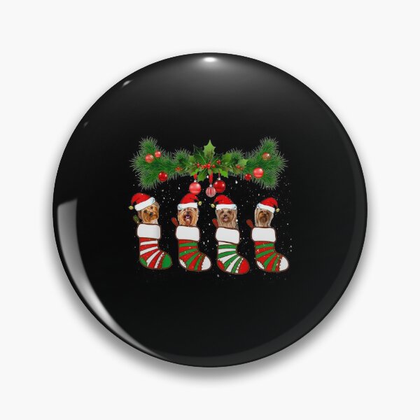Item preview, Funny Yorkshire Terrier In Socks Christmas Dog Lovers Xmas designed and sold by BrockSly.