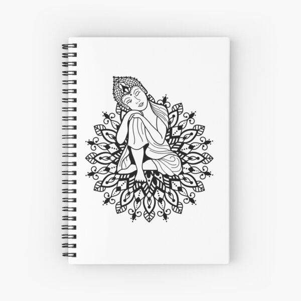 Mandala Buddha Love Spritirual believe in yourself Spiral Notebook