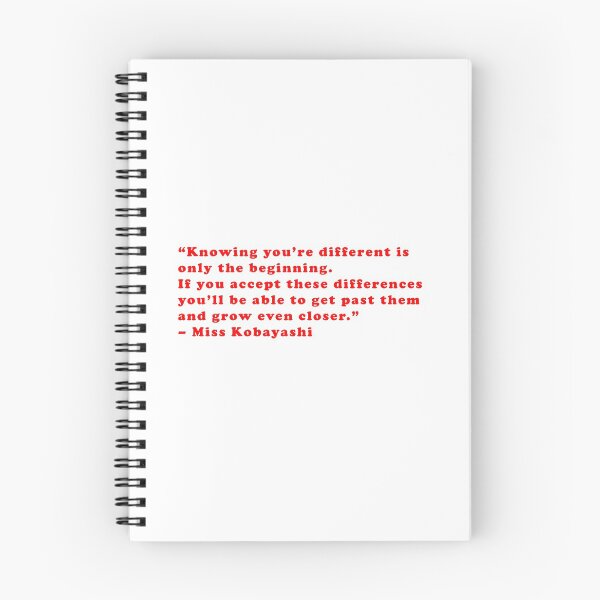 Item preview, Miss Kobayashi - Quote designed and sold by Epicanimequotes.